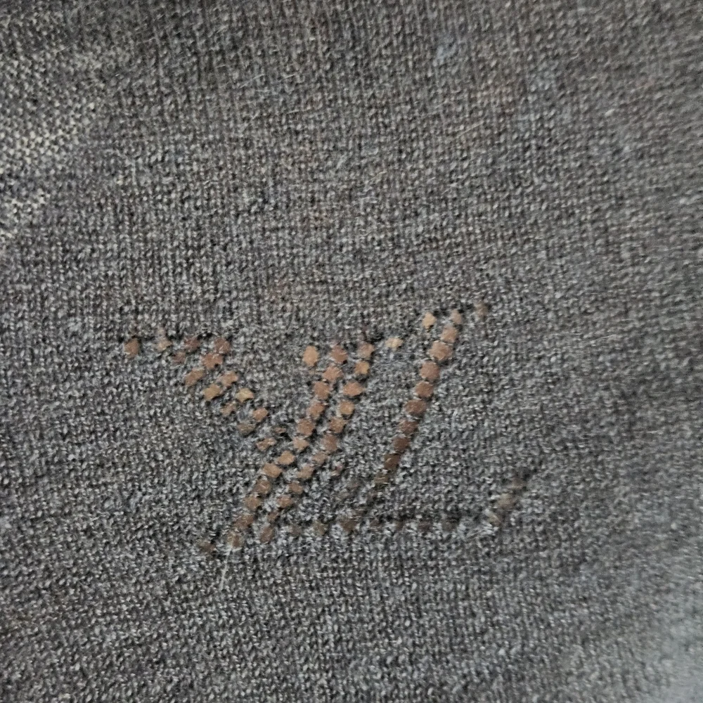 Louis Vuitton Blue and Black Striped Top